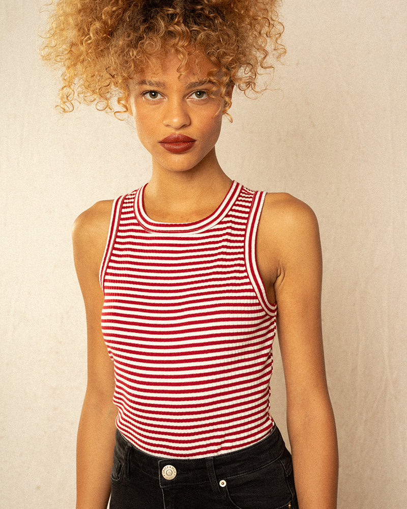 Stripped Bodysuit Isidore