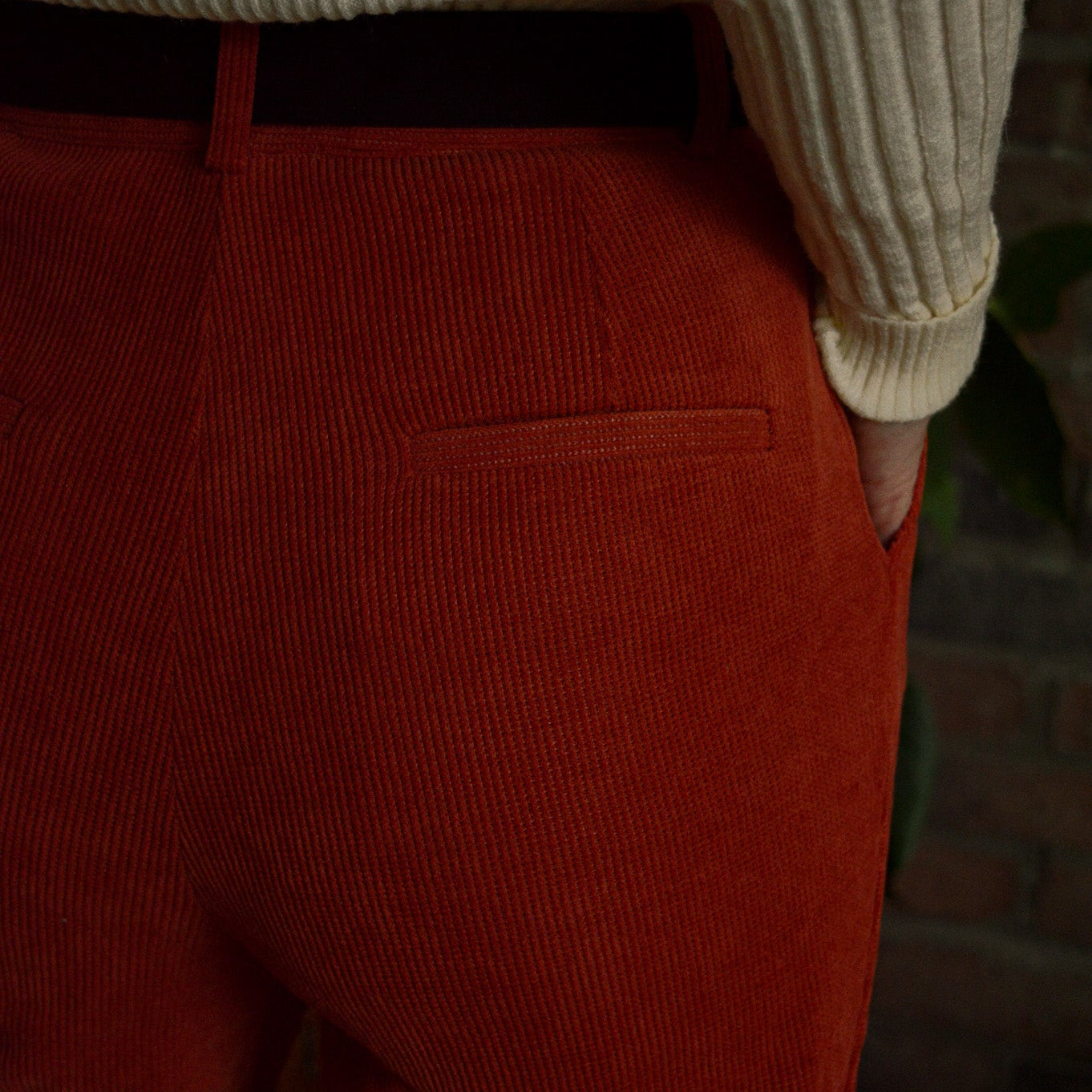 Pantalon velours côtelé 7/8 The Korner