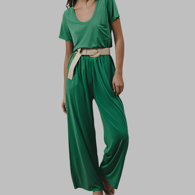 Pantalon Karité Vert en Modal