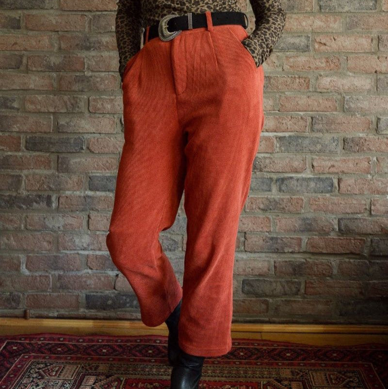 Pantalon velours côtelé 7/8 The Korner
