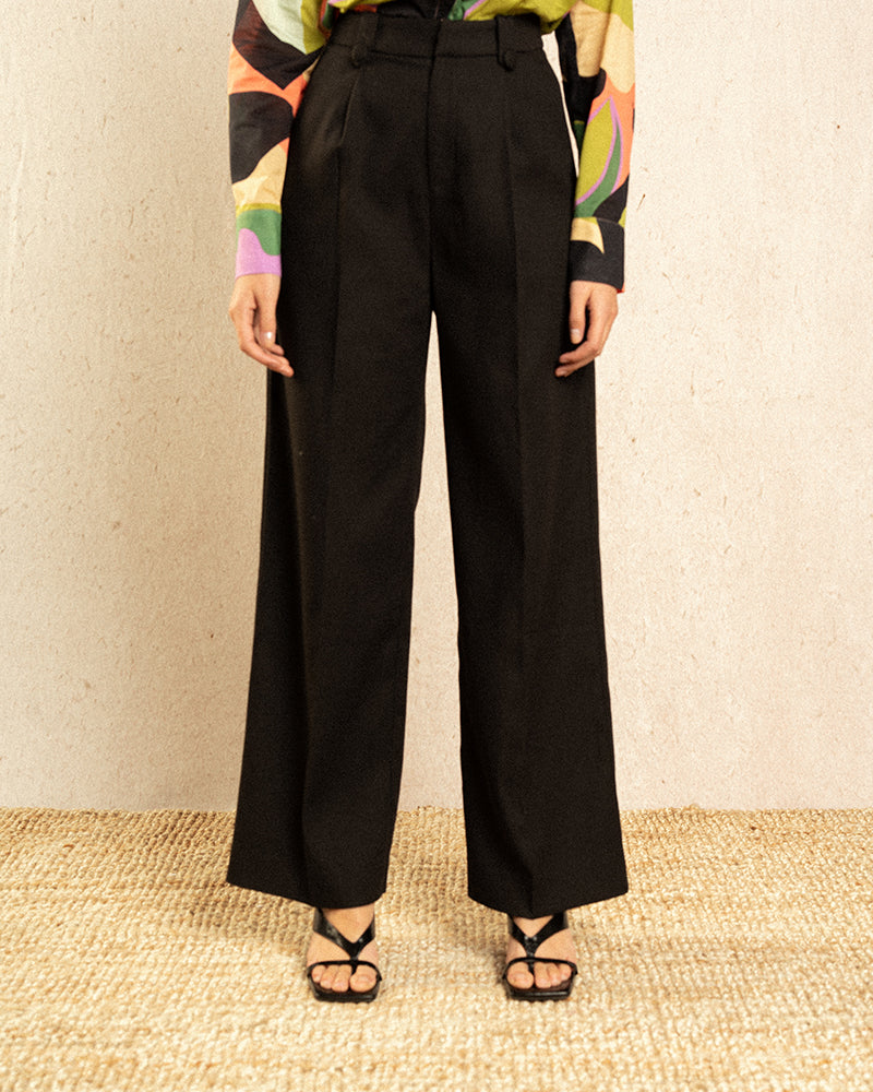 Pantalon Irvine Noir Grace & Mila